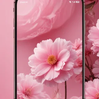 pink home screen wallpaper