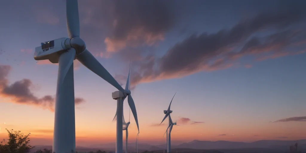 wind turbine png