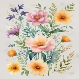 watercolor flowers png