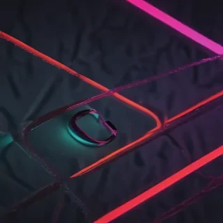 lock screen neon wallpaper iphone