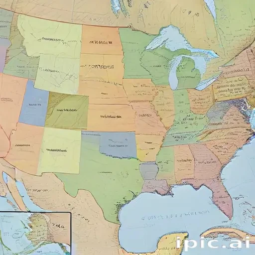 map of the united states of america