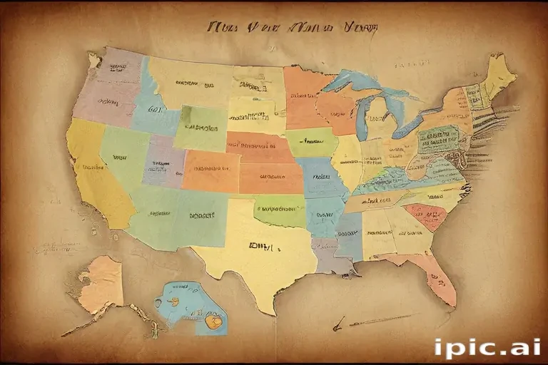 united states map