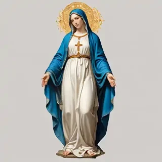 virgin mary clipart
