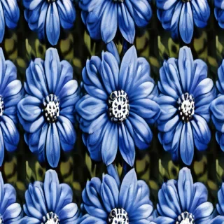blue flowers