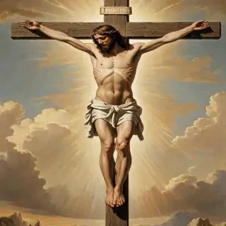 picture of jesus on the cross