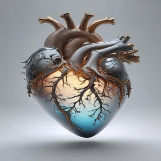 aesthetic transparent heart