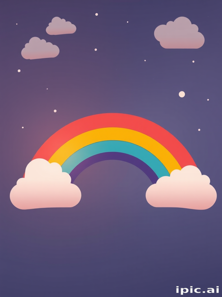 cute rainbow backgrounds