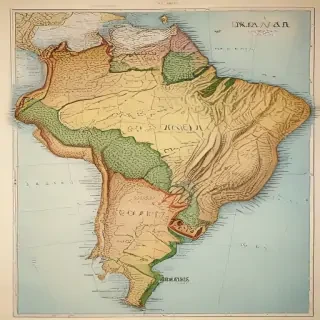 map of brazil