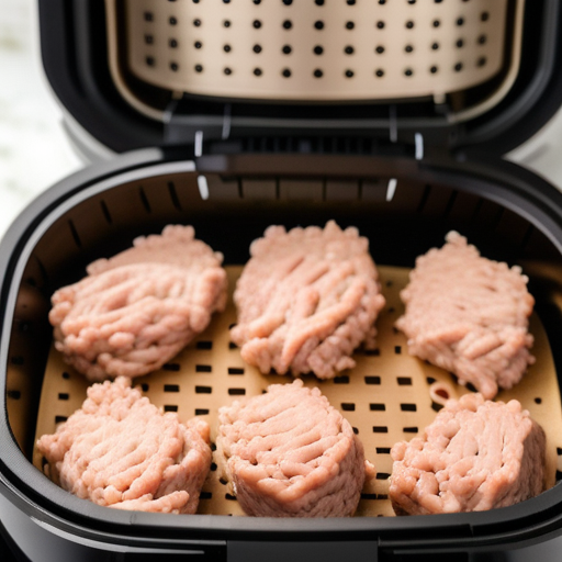 ground turkey in air fryer