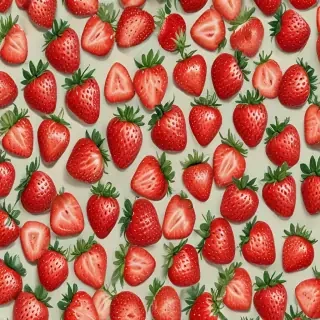 strawberry background aesthetic