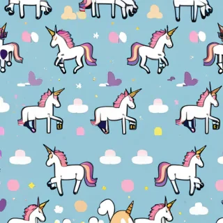 unicorn back ground