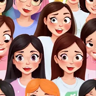 cartoon girs