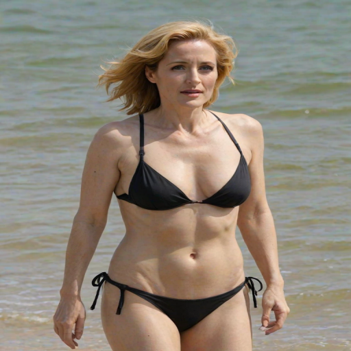 gillian anderson bikini pics
