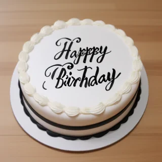 happy birthday calligraphy