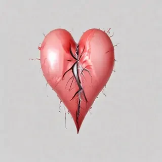 broken heart transparent