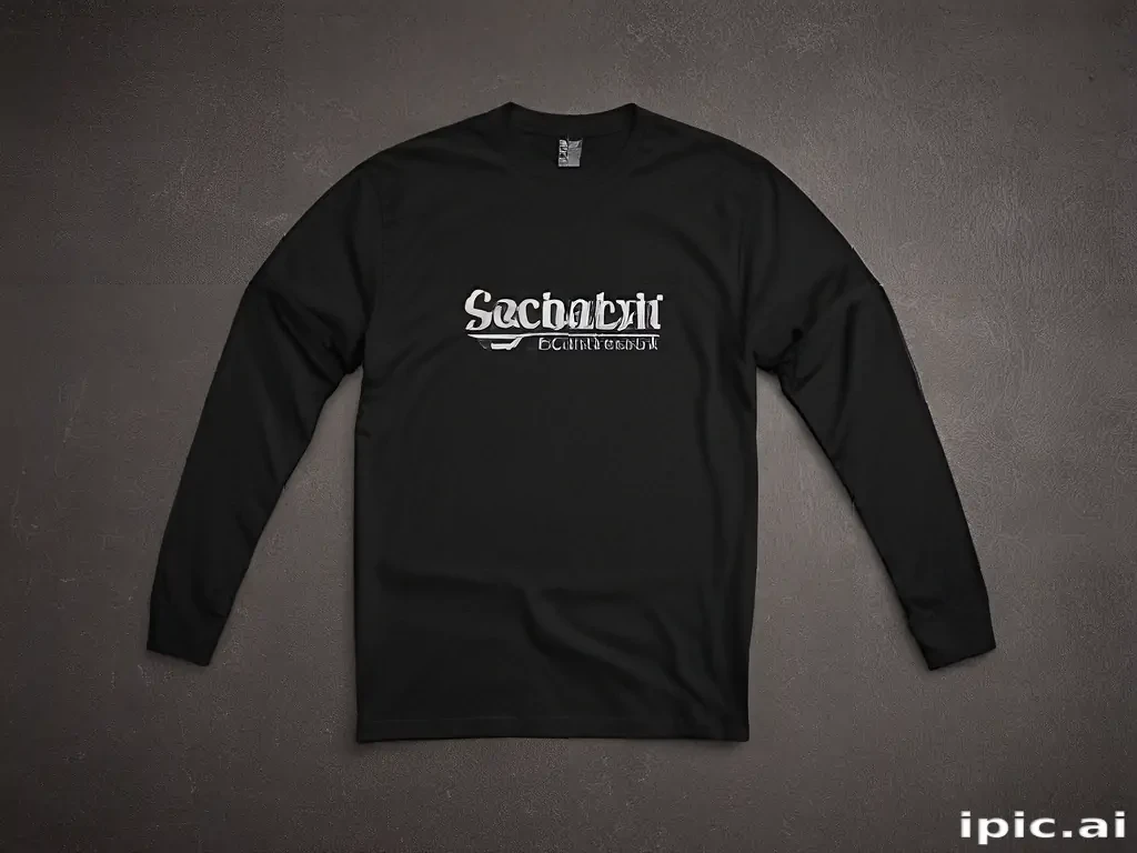 black shirt mock up