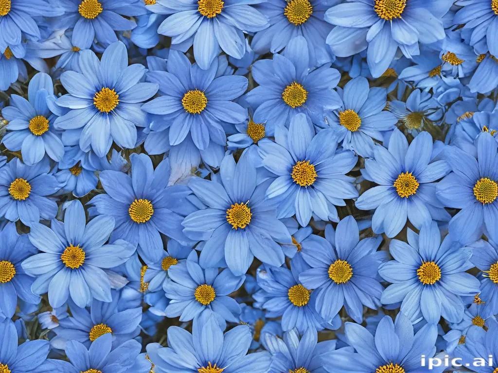 blue flowers background