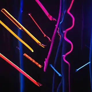 neon colored backgrounds