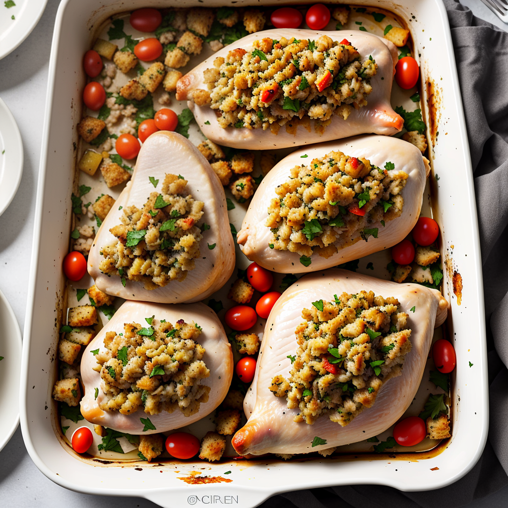 stuffed chicken breast with stove top stuffing