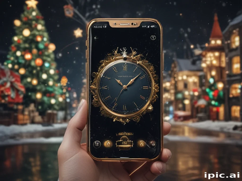 xmas phone background