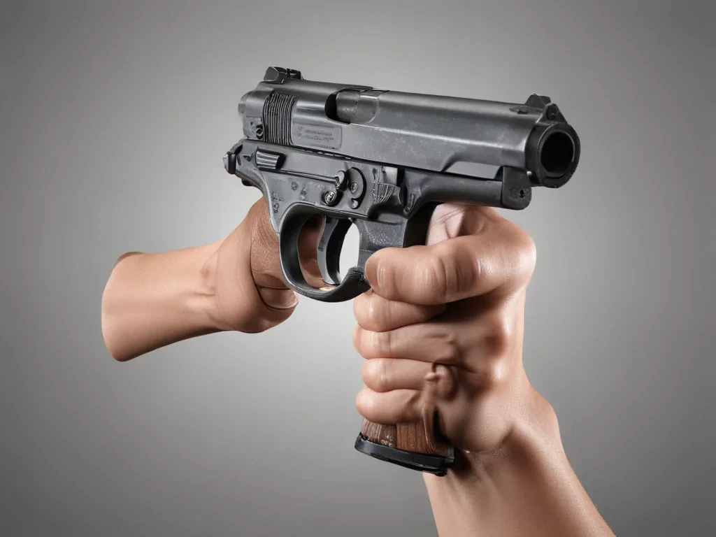 hand with gun png
