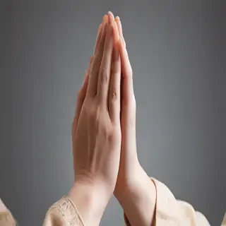 prayer hands transparent background