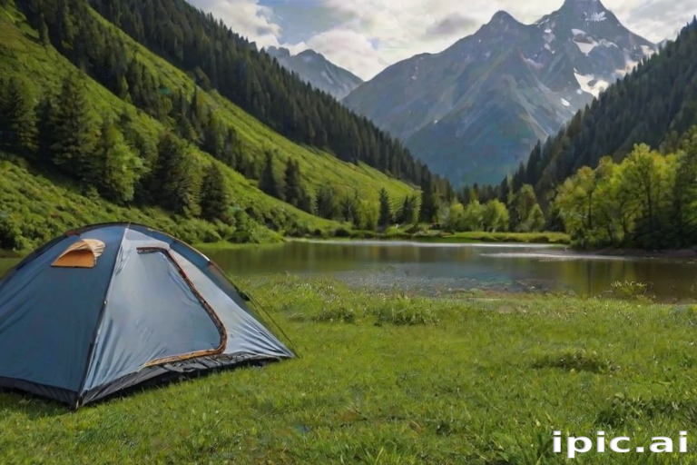 camping background pic