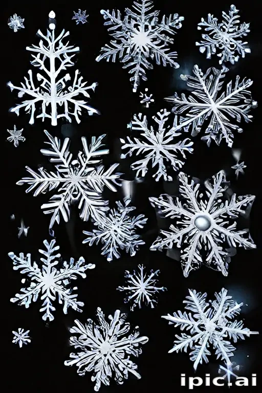 snowflakes clipart transparent background