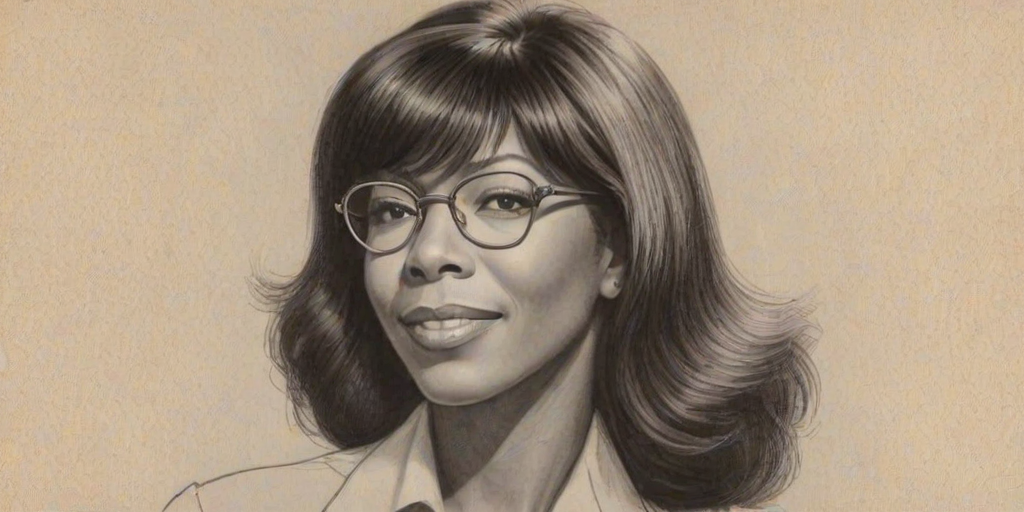 Gorgeous Natalie Cole, pencil sketch, portrait of Captivating woman 1925s in glasses, hair style beatnik, outline, clear lines, fine lines, 8k