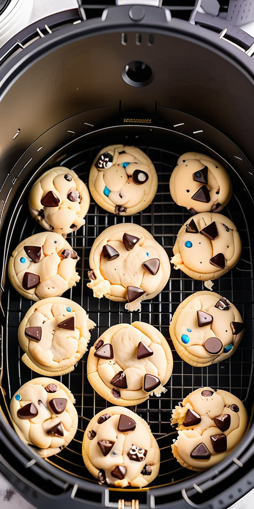 frozen cookie dough in air fryer