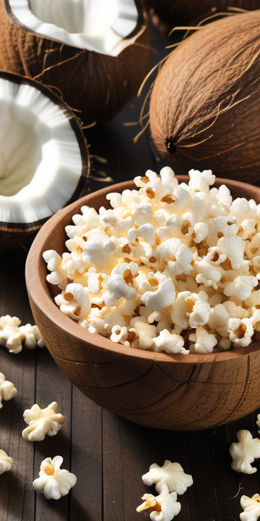 coconut oil for popcorn popping