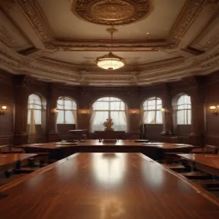 court room background