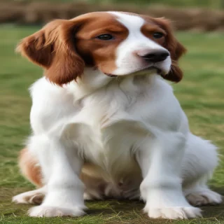 irish red and white setter
