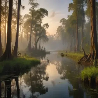swamp background