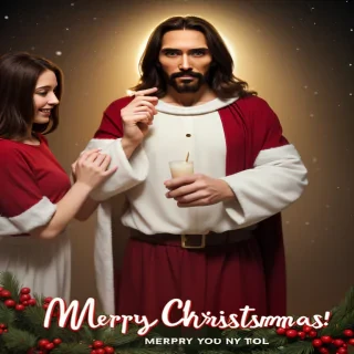 merry christmas jesus image