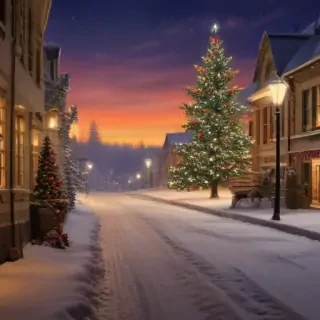 christmas story background