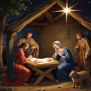 merry christmas nativity images free