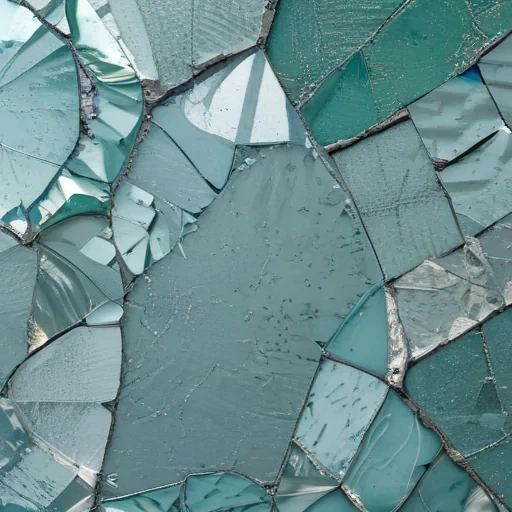 broken glass texture