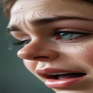 picture of someone crying