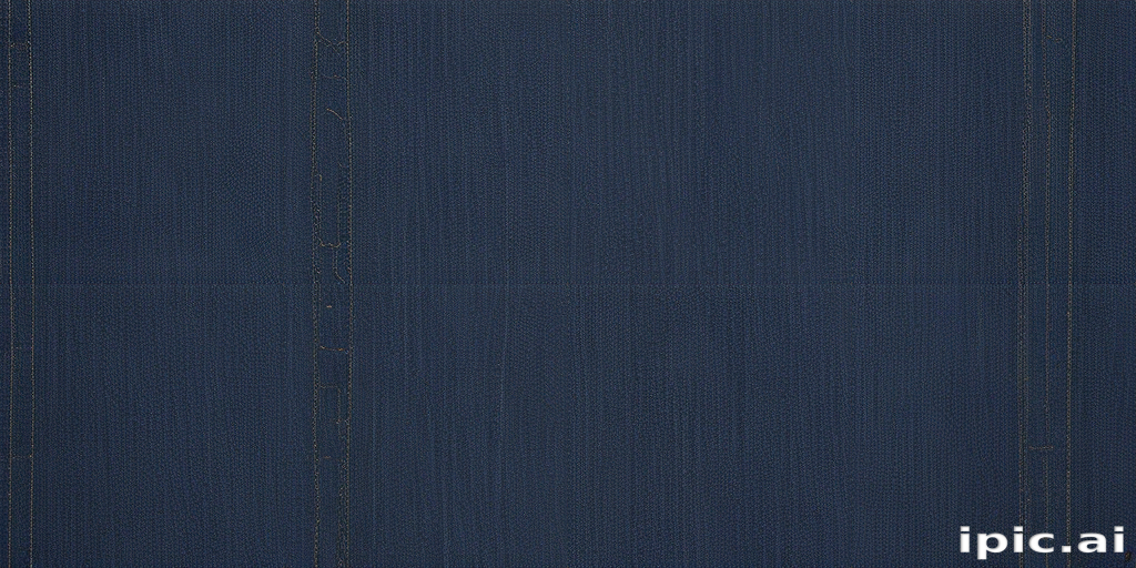 Elegant Deep Blue Fabric Texture with Subtle Stitching Details and Patterns
