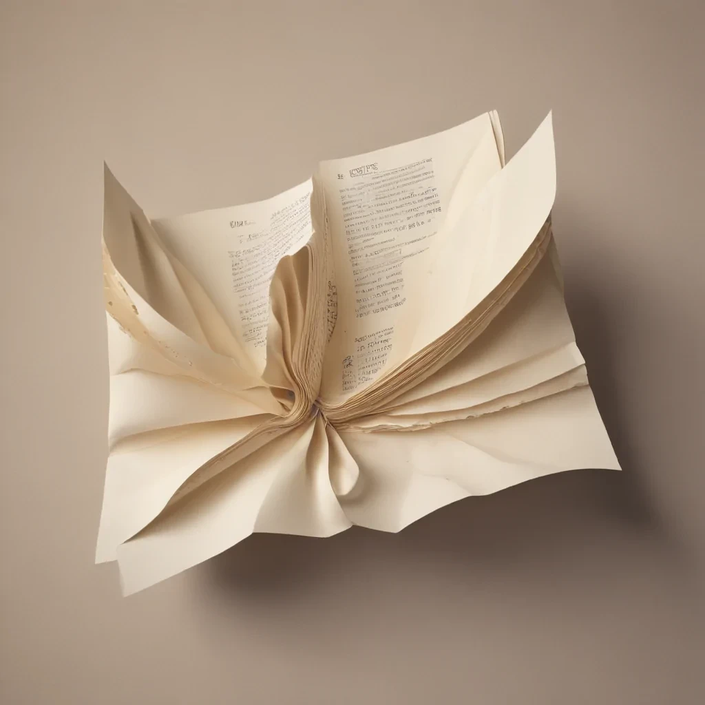 folded paper png