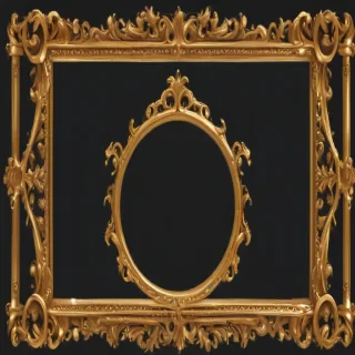 gold frame png transparent