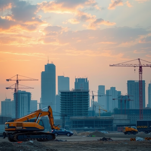 construction site background