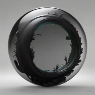 black circle transparent