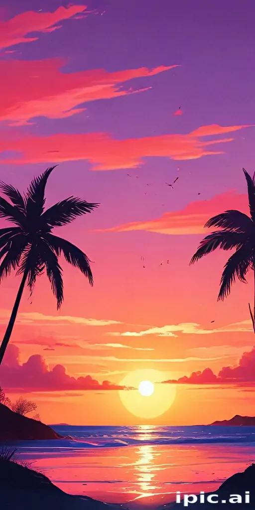 cute sunset backgrounds