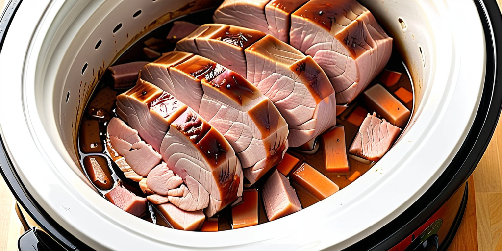 frozen pork loin in the crock pot