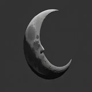 crescent moon transparent background