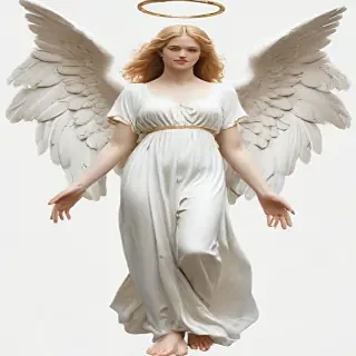 clipart of angels with wings