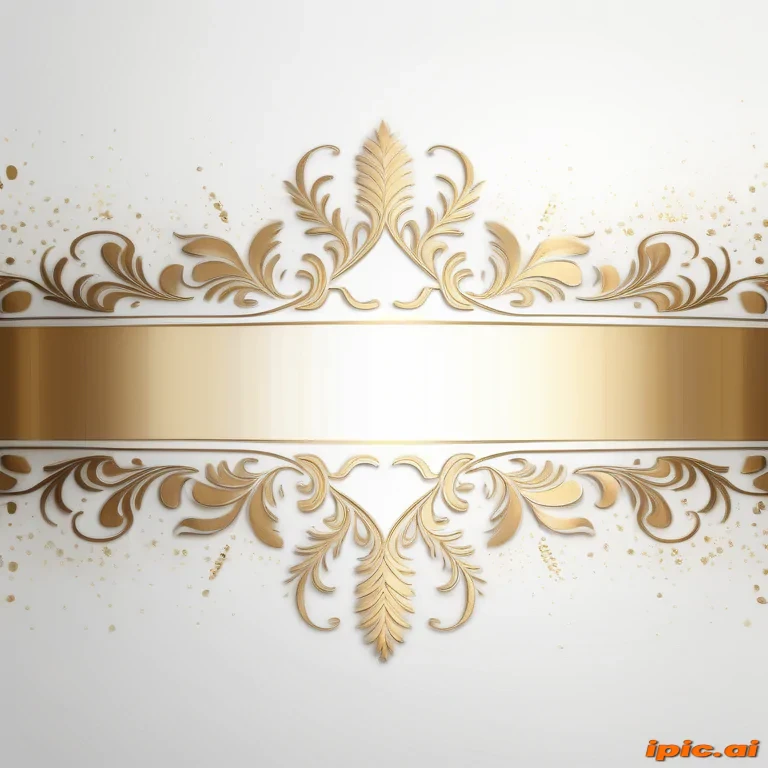 white & gold background