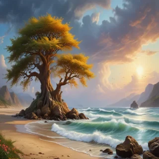 oil painting wallpaper